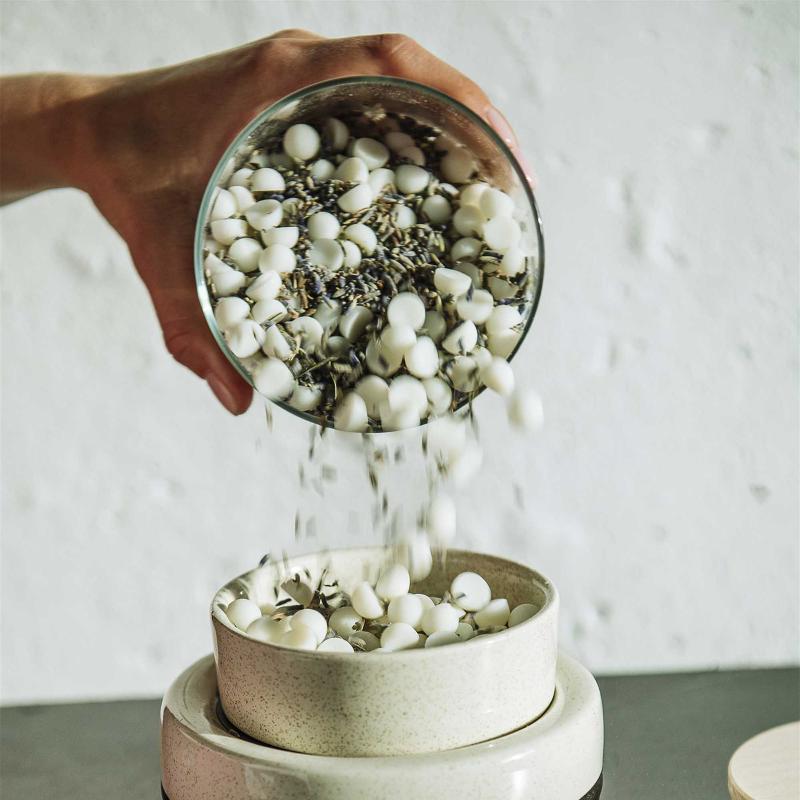 Lavendel voks til smelter i glas | Naturlig | Håndlavet - Aromaspecialisten